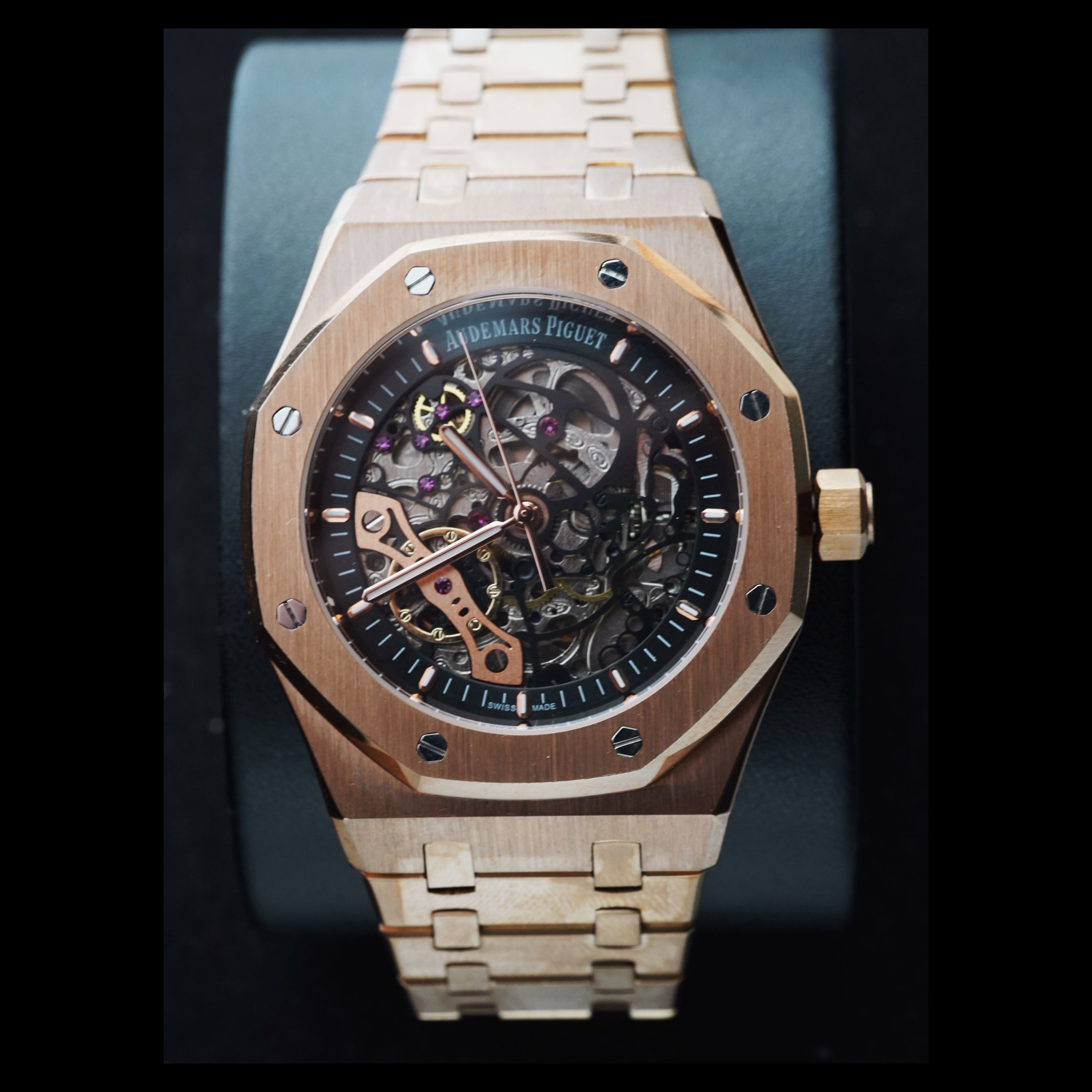 Audemars Piguet Royal Oak Double Balance Wheel Openworked 15407OR.OO.1220OR.01 Rose Gold