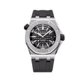 Audemars Piguet Royal Oak Offshore Diver Black Dial Black Rubber Men's Watch 15710ST.OO.A002CA.01