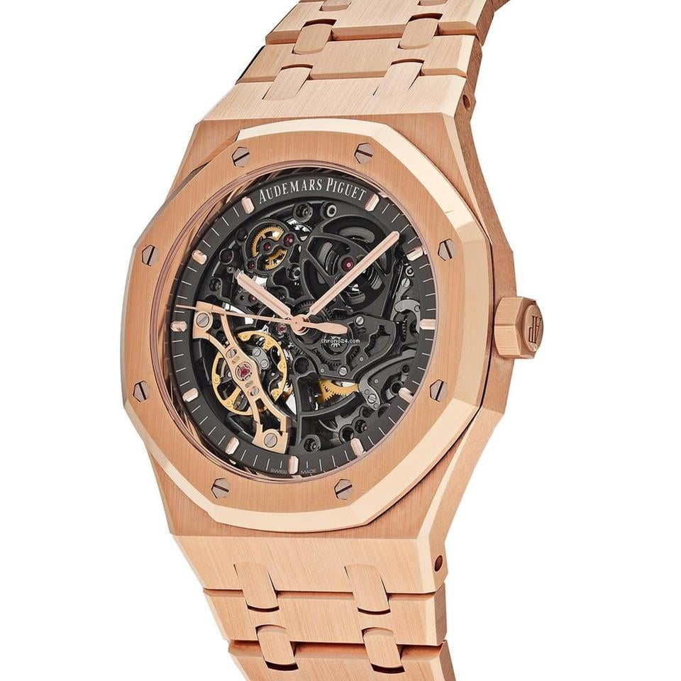 Audemars Piguet Royal Oak Double Balance Wheel Openworked 15407OR.OO.1220OR.01 Rose Gold