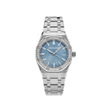 Audemars Piguet Royal Oak Lady 77451ST.ZZ.1361ST.01 'Ladies' Selfwinding '50th Anniversary' Stainless Steel Light Blue Dial Diamond Bezel